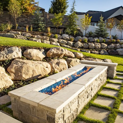 landscaping with big rocks